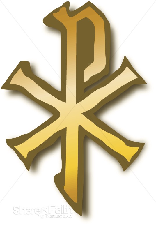 Gold Chi Rho