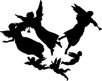 Silhouette of Angels