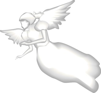 White Angel Flying