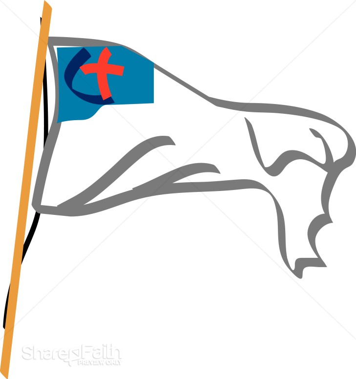 Waving%20Christian%20Flag%20with%20Pole