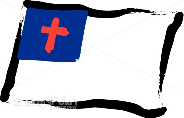 Bold Christian Flag