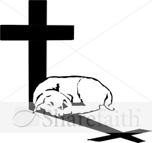 Lamb in Cross Shadow