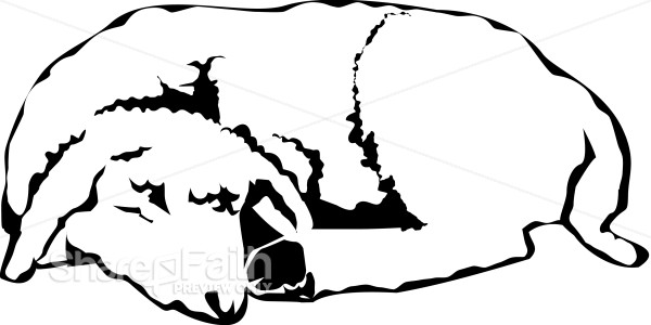 The%20Sleeping%20Lamb%20in%20Black%20and%20White