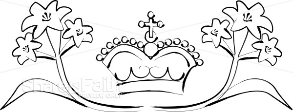 Crown with Flowers
