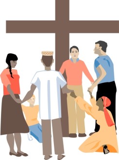 Congregation%20with%20Wooden%20Cross