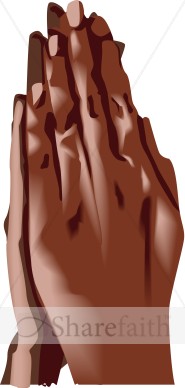 African American Praying Hands