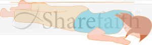 Woman Prostrate In Prayer