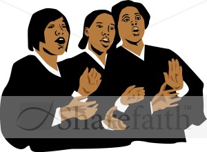 Three Church Singers