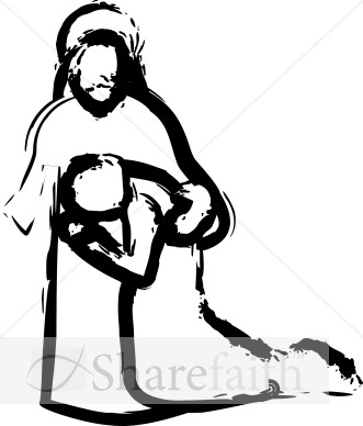Jesus%27 Embrace During Prayer