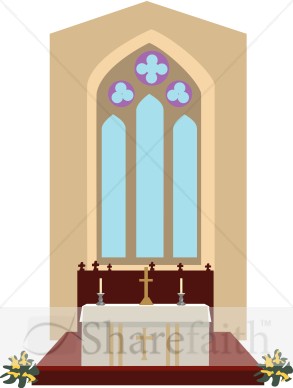 Alter and Window in Church