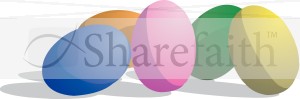 Brightly Dyed Eggs