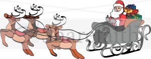 Santa in Sleigh