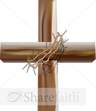 crown of thorns clipart. Crown of Thorns Cross Clipart