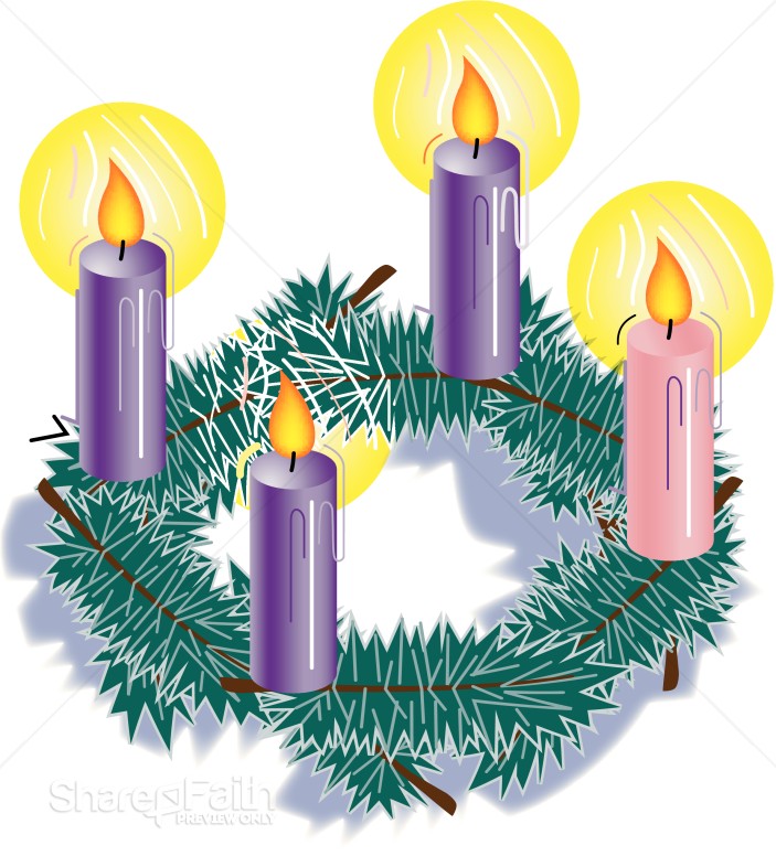 Christmas Candles Clipart Christmas Candles Clipart