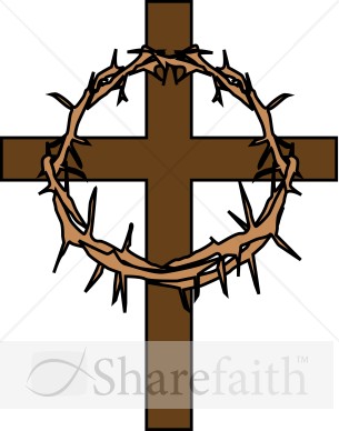Cross with Crown of Thorns