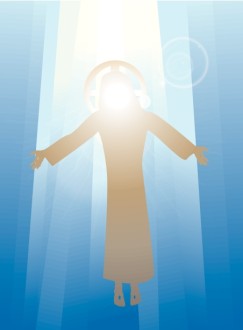 Ascension Day Silhouette