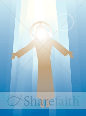 Ascension Day Silhouette