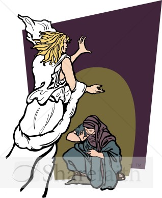 Gabriel Visits Mary in the Annunciation