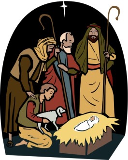 The Wise Men Visit the Manger