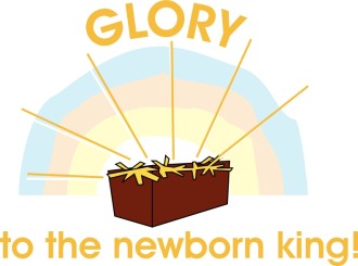 Jesus Manger Glory to the Newborn King