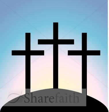 Simple%20Calvary%20Crosses%20at%20Dusk%20Closeup
