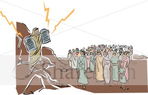Moses Announces God's Commandments