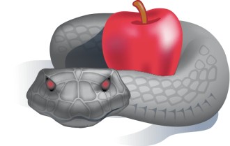 Snake with Apple