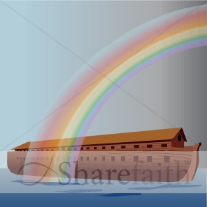 Rainbow over Noahs Ark