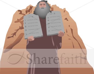 Moses with Ten Commandments