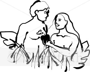 Brushstroke Adam and Eve