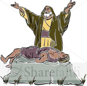 Abraham Sacrifices Isaac on the Mount