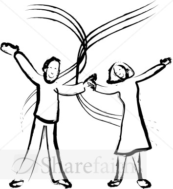 Joyful Married Couple Image