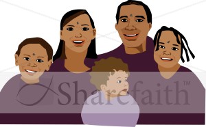 Ash Wednesday Family Portrait