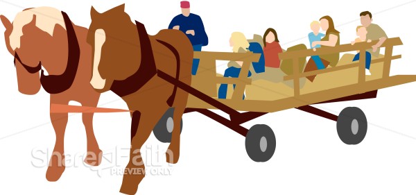 Hayride and Horses