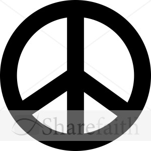 Black Peace Symbol