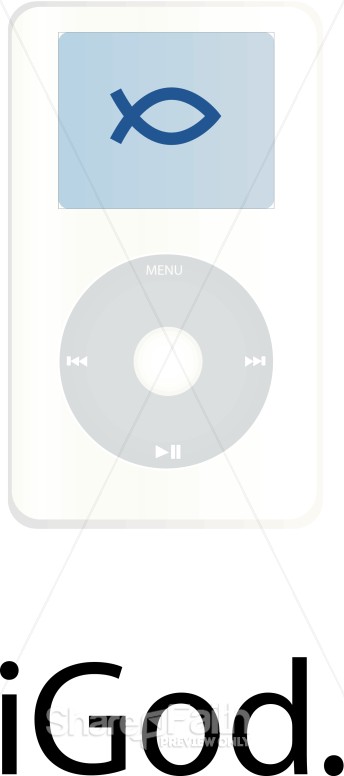 Ichthus on iPod Screen