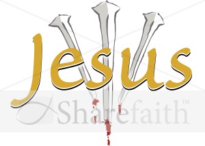 Jesus%27 name with Three Nails