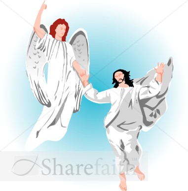 Ascension Day Descending Angels