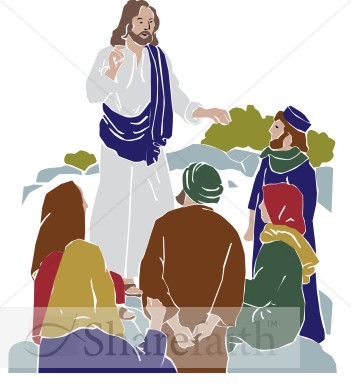 Jesus Teaching Followers