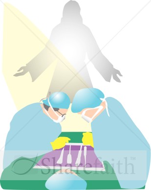 Jesus Watches Over Surgery