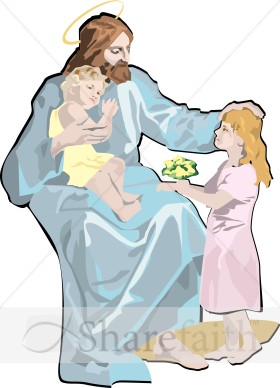 Jesus Embraces the Children