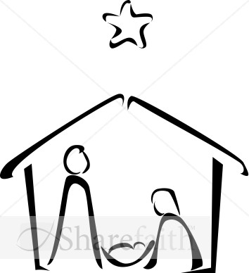 Black%20and%20White%20Nativity%20Sketch