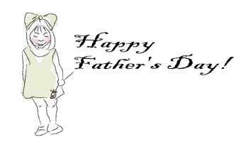 Little Girl Happy Father's Day Wish