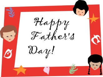 Happy Father's Day with Kid Frame