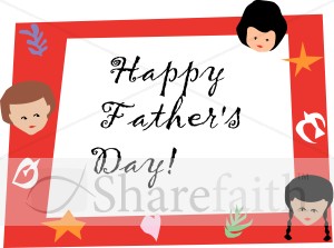 Happy Father's Day with Kid Frame