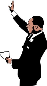 MLK Jr. Waving to the Crowd