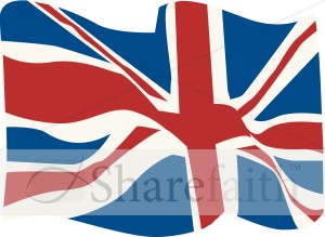 British Flag in the WInd