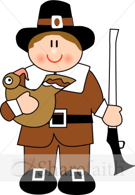 Cute Pilgrim Man
