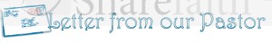 Letter from our pastor header