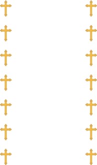 Gold Cross Page Sides
